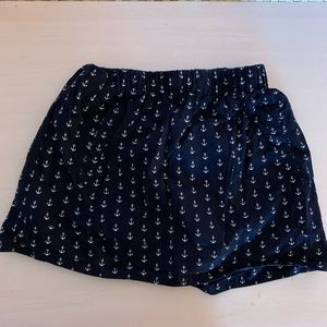 J. Crew size XXS women’s skirt, navy and white